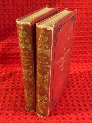 De geografiska upptäckternas historia del I-II (1-2) av Jules Verne - omslag