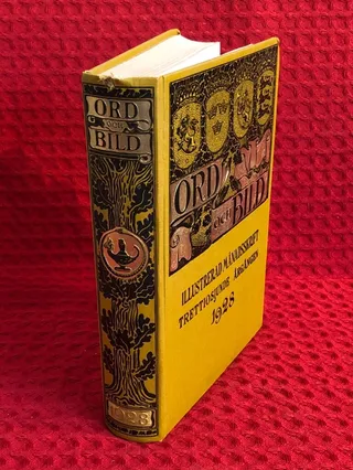 Ord och bild: Illustrerad månadsskrift 1928 av Karl m.fl Wåhlin - omslag