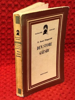 Den store Gatsby av F. Scott Fitzgerald - omslag