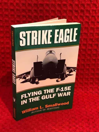 Strike Eagle Flying the F-15E in the gulf war av William L Smallwood - omslag