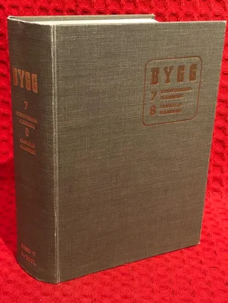 Bygg - band 5 (7 Husbyggnadsplanering, 8 Samhällsplanering) av Ejnar Wåhlin - omslag