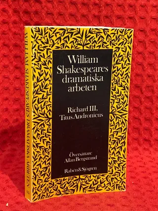 William Shakespeares dramatiska arbeten av William Shakespeare - omslag