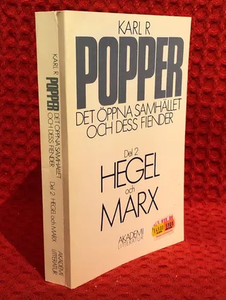Det öppna samhället och dess fiender av Karl Popper - omslag