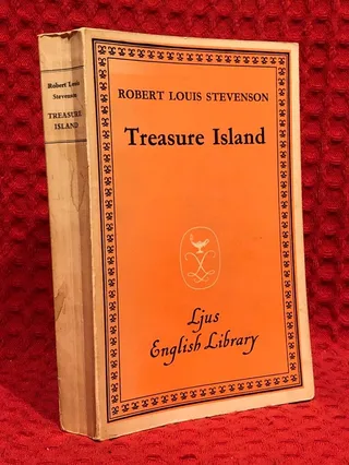 Treasure Island av Robert Louis Stevenson - omslag