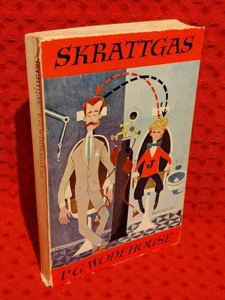 Skrattgas av P. G. Wodehouse - omslag