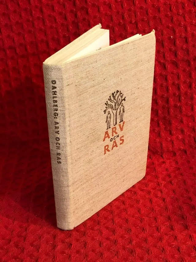 Arv och ras av Gunnar Dahlberg - omslag