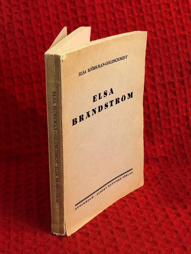 Elsa Brändström av Elsa Björkman-Goldschmidt - omslag