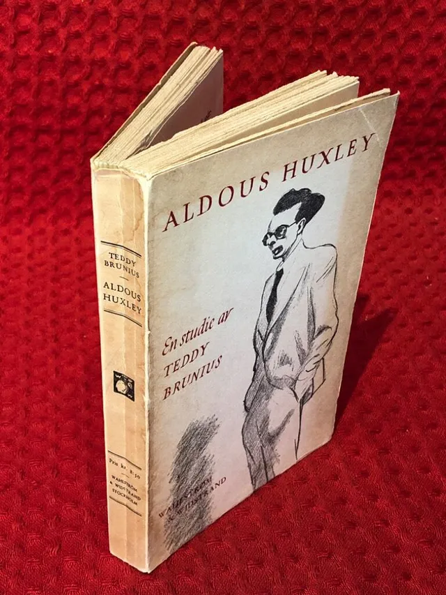 Aldous Huxley av Teddy Brunius - omslag