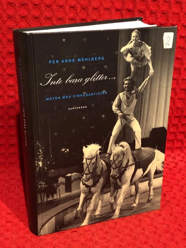 Inte bara glitter... : möten med cirkusartister av Per Arne Wåhlberg - omslag