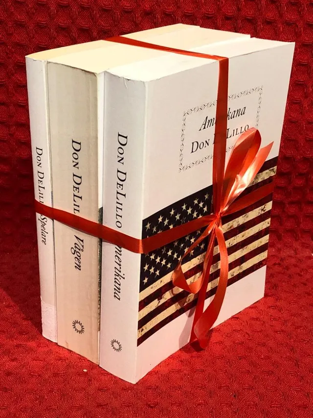 Bokpaket: Spelare, Vågen, Amerikanerna av Don DeLillo - omslag
