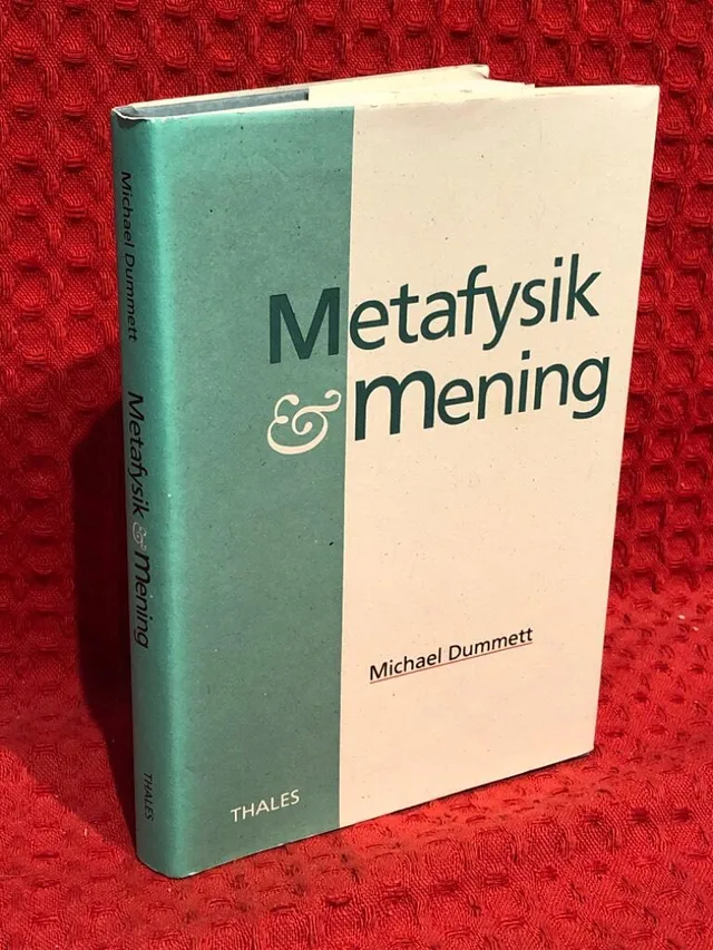 Metafysik & mening av Michael Dummett - omslag