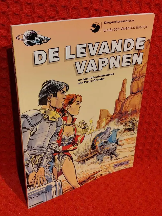 De levande vapnen av Pierre Christin - omslag