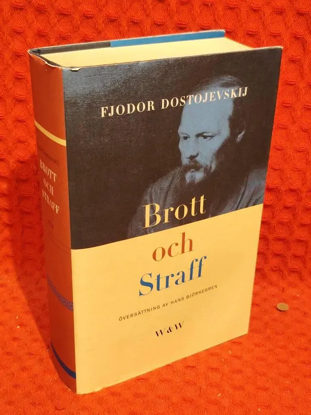 Brott och straff av Fjodor Dostojevskij - omslag