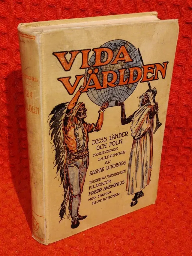Vida Världen - dess länder och folk av Ragnar Lundborg - omslag