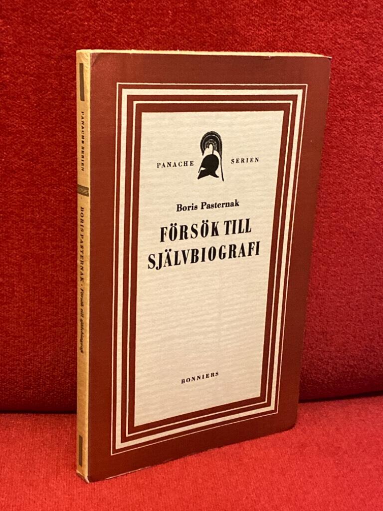 Försök till självbiografi av Boris Pasternak - omslag