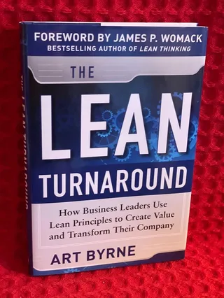 The lean turnaround av Art Byrne - omslag