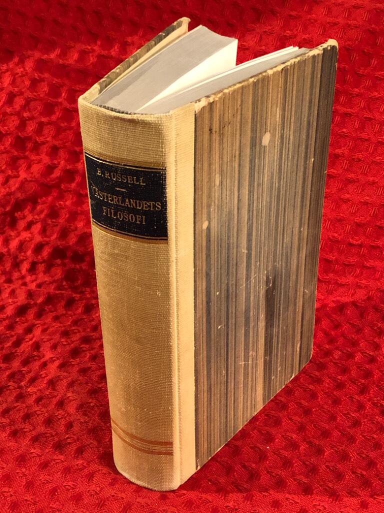 Västerlandets filosofi och dess samband med den politiska och sociala utvecklingen av Bertrand Russell - omslag