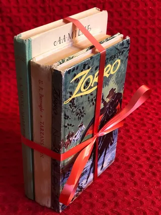 Bokpaket: 3 st sagor av E.R. Burroughs & Isabel Allende A.A. Milne - omslag