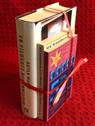 Bokpaket: 3 st böcker om filosofi av H.K. Schjelderup & A.H. Winsnes Bryan Magee - omslag