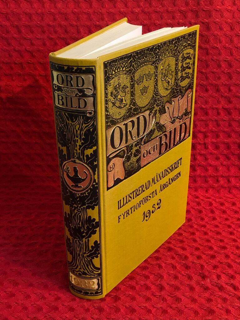 Ord och bild: Illustrerad månadsskrift 1932 av Karl Wåhlin - omslag