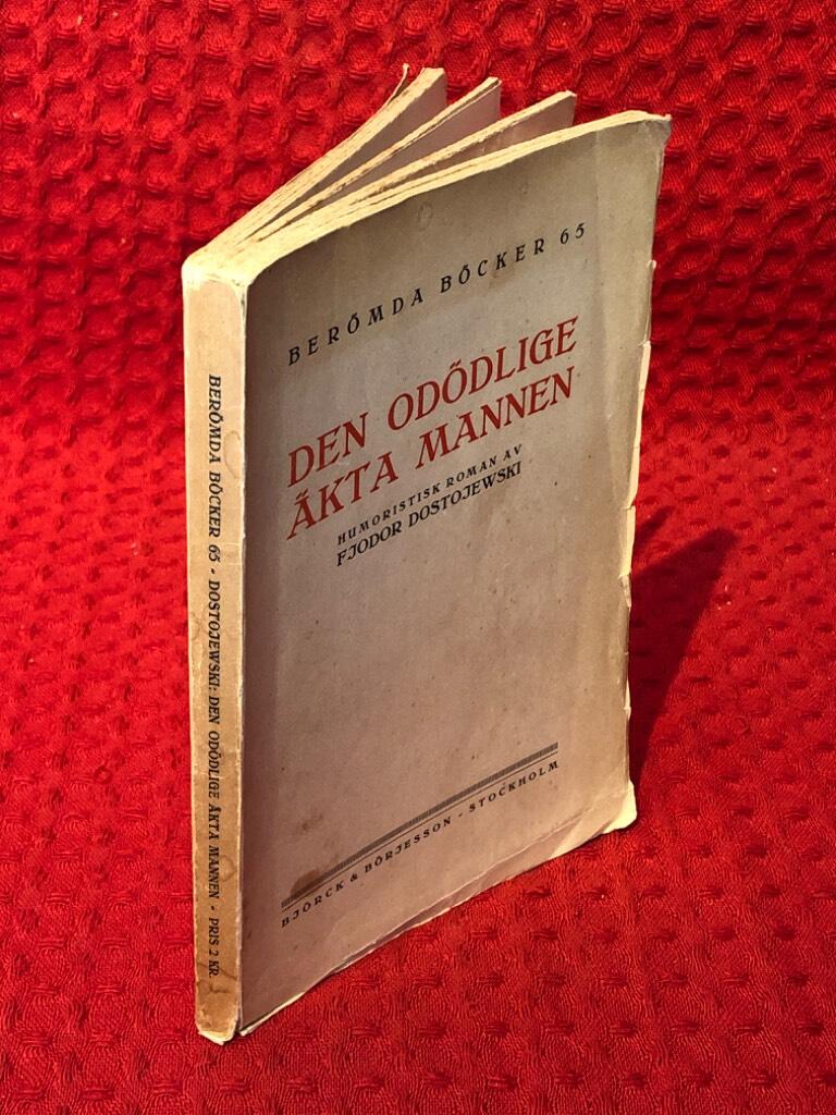 Den odödlige äkta mannen av Fjodor Dostojewski - omslag