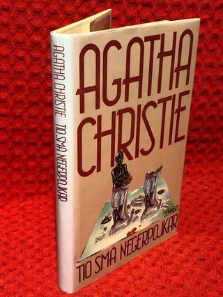 Tio små negerpojkar av Agatha Christie - omslag