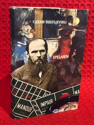 Spelaren av Fjodor Dostojevskij - omslag