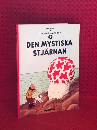 Den mystiska stjärnan av Hergé - omslag