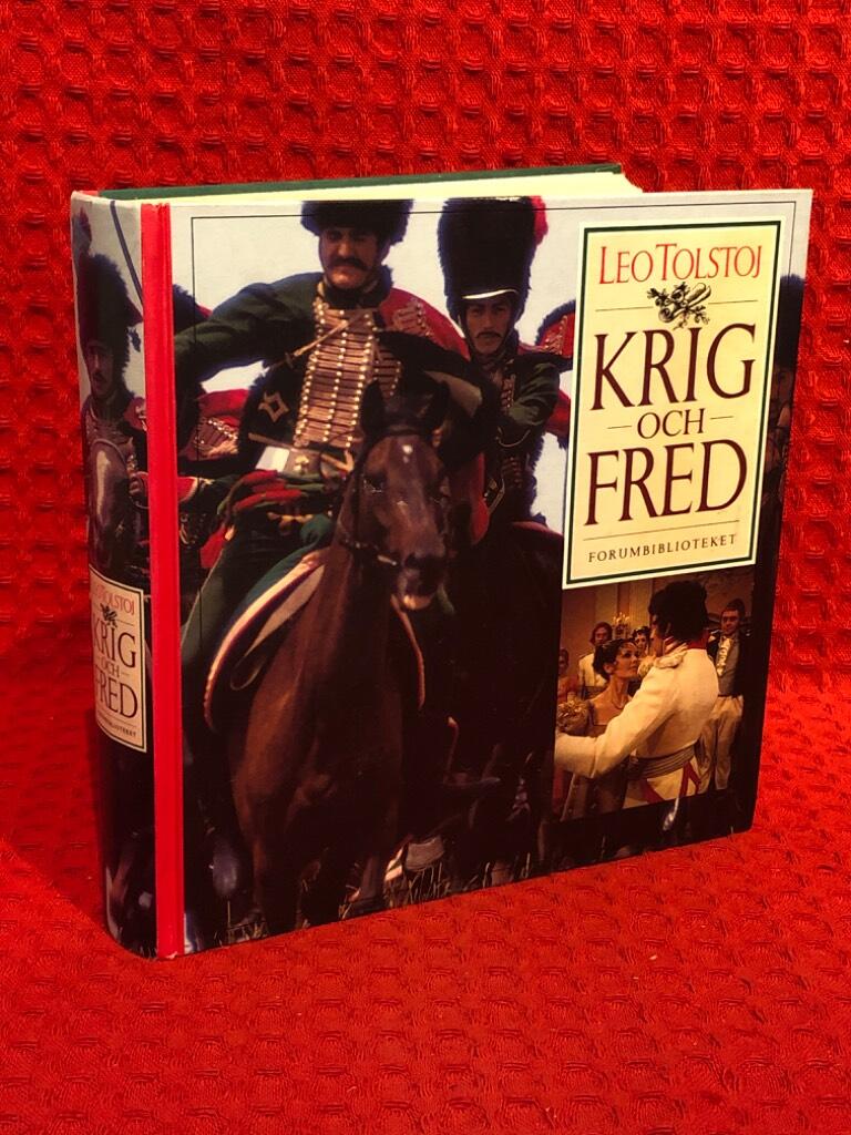 Krig och fred av Lev Tolstoj - omslag