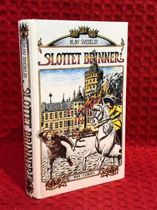 Slottet brinner! av Olov Svedelid - omslag
