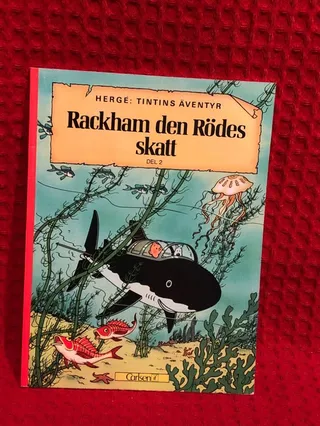 Rackham den rödes skatt av Hergé - omslag