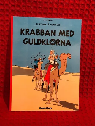 Krabban med guldklorna av Hergé - omslag
