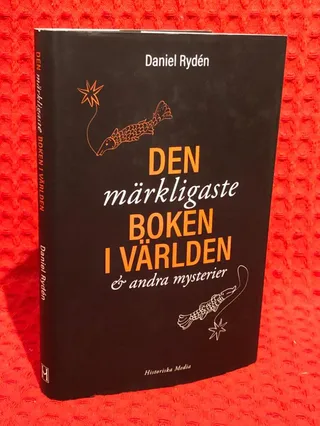 Den märkligaste boken i världen & andra mysterier av Daniel Rydén - omslag