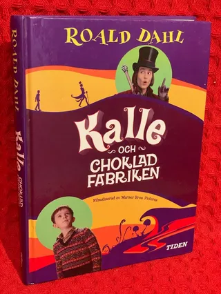 Kalle och chokladfabriken av Roald Dahl - omslag