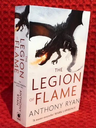 The Legion of Flame av Anthony Ryan - omslag