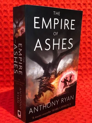 The Empire of Ashes av Anthony Ryan - omslag