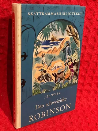 Den schweiziske Robinson av J. D. Wyss - omslag