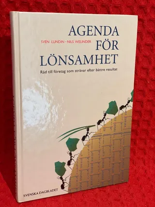 Agenda för lönsamhet - Råd till företag som strävar efter bättre resultat av Sven Lundin - omslag
