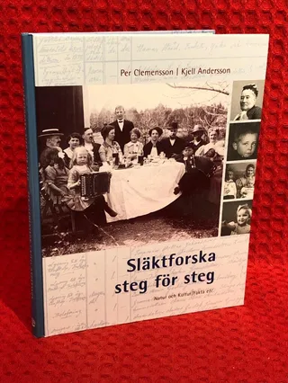 Släktforska steg för steg av Per Clemensson - Kjell Andersson - omslag