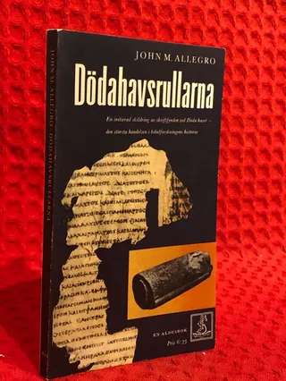 Dödahavsrullarna av John M Allegro - omslag