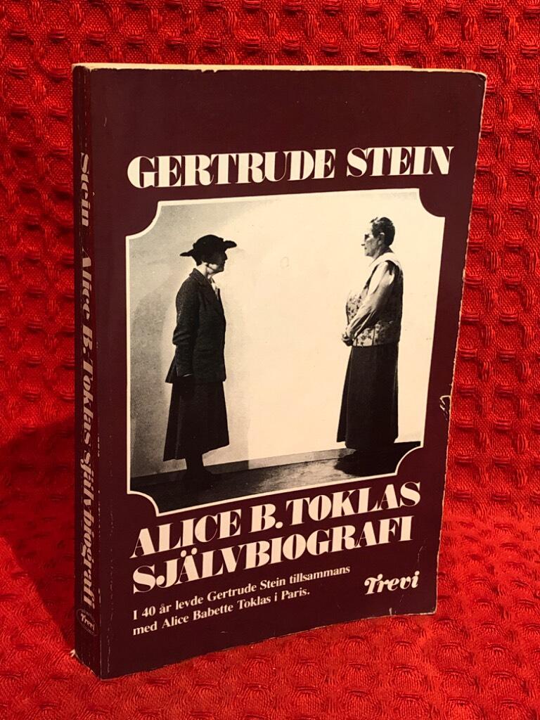 Alice B. Toklas' självbiografi av Gertrude Stein - omslag