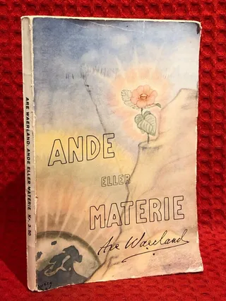 Ande eller Materie av Are Waerland - omslag