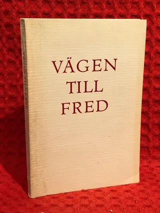 Vägen till fred - omslag