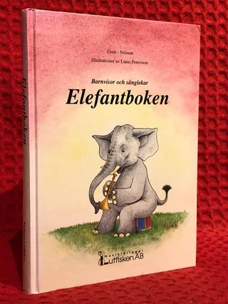 Elefantboken Barnvisor och sånglekar av Katarina Gren - omslag