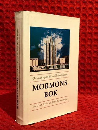 Mormons bok av Orson Pratt - omslag