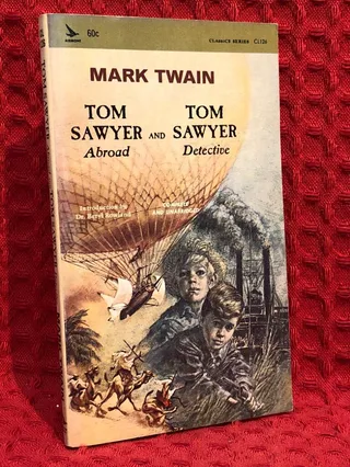 Tom Sawyer av Mark Twain - omslag