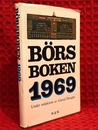 Börsboken 1969 av Gustaf Douglas - omslag
