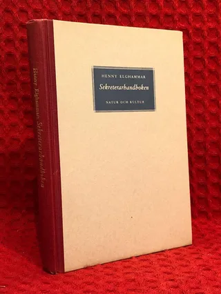 Sekreterarhandboken av Henny Elghammar - omslag