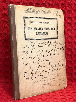 Den kristna tros- och sedeläran av B Json Bergqvist O Ahnfelt - omslag