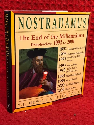 Nostradamus: The End of the Millenium av Peter Lorie VJ Hewitt - omslag